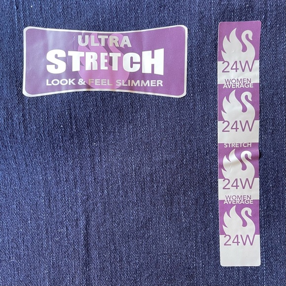 Gloria Vanderbilt Amanda Denim 5 Pocket Stretch Jeans 24W Average 30” Inseam NWT - Picture 3 of 15